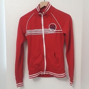 Arizona - M - Red Zip up Sweater